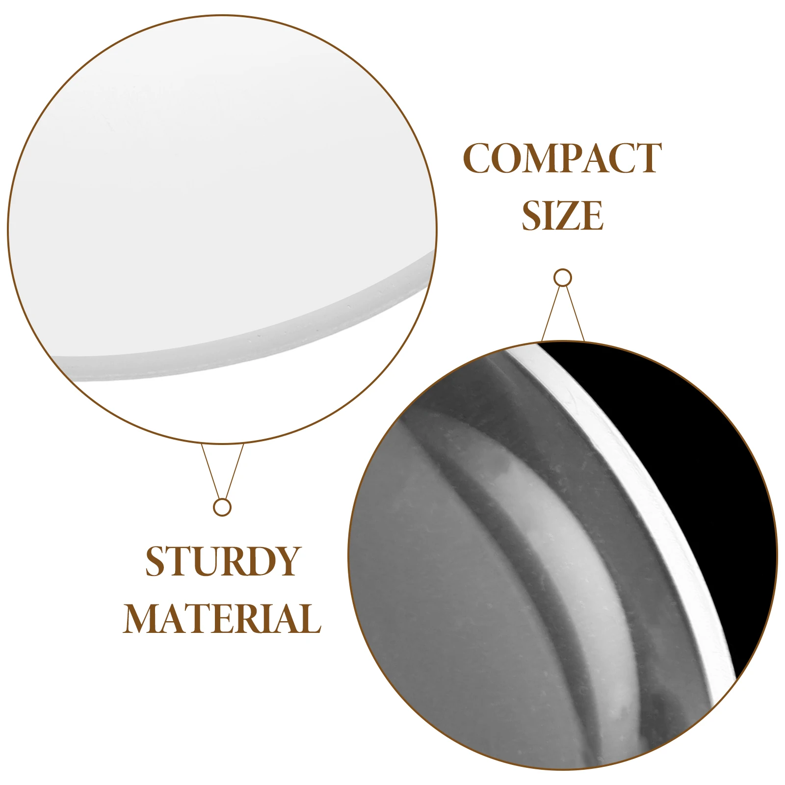 

10 Pcs Cell Magnifying Glass Lens Work Reading Acrylic for Magnifier with Led Light