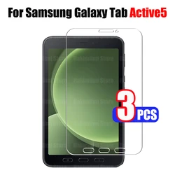 Screen Protector for Samsung Galaxy Tab Active5 (8 inch) Hardness Clear Anti Scratch Tempered Glass Film for Galaxy Tab Active 5