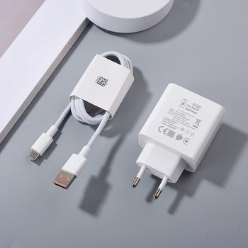 EU/US 플러그 신제품 HONOR 66W 슈퍼차지 고속 충전기 전원 어댑터, 6A C타입 케이블, Honor 100 90 80 70 60 50 SE Magic VS FoldV2