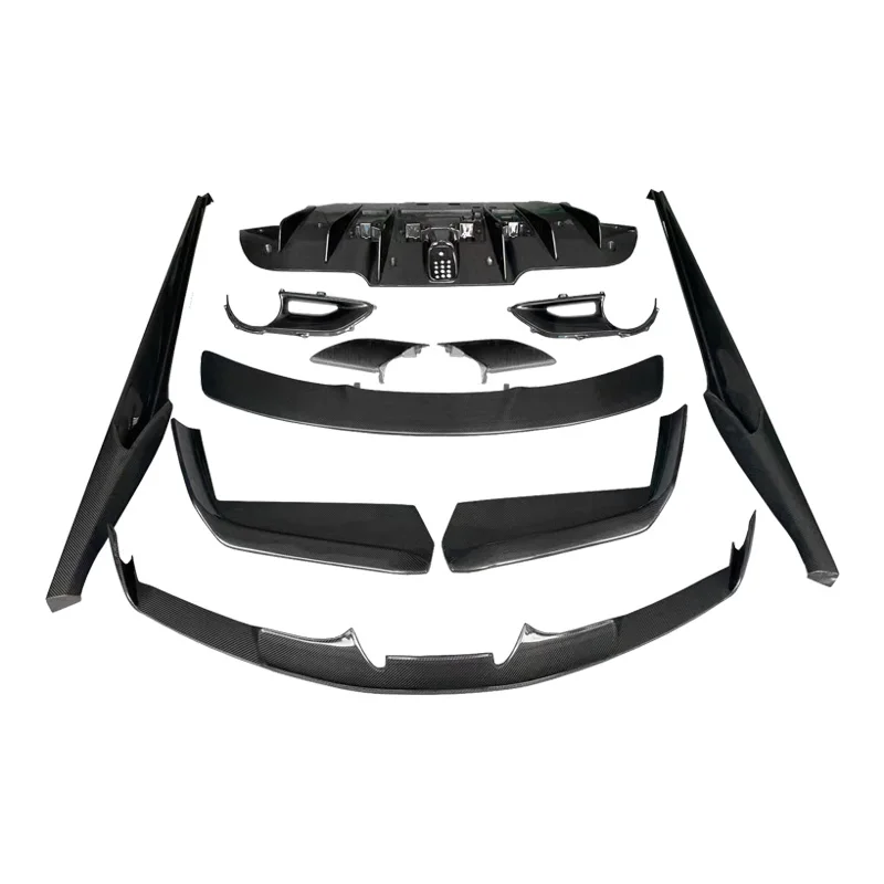 

Front Lip Rear Lip Side Skirt Tail Wing Suitable for Ferrari 488GTB Modified Novitec Small Surround Carbon Fiber Body Kit