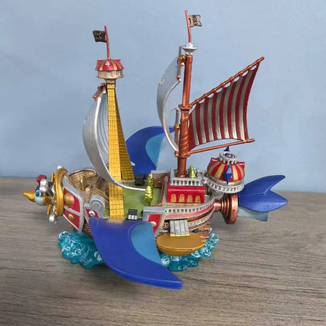 20 センチメートルアニメワンピース海賊ボート海賊船サウザンドサニー号フランキールフィ PVC GK アクションフィギュア像モデル子供のおもちゃ人形ギフト