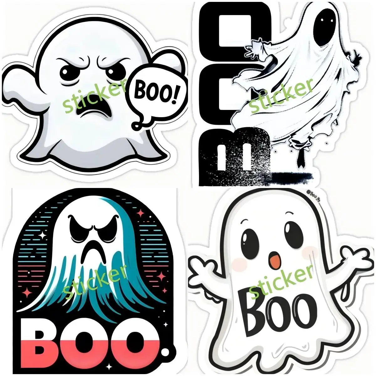 

Ghost Boo Vinyl Decal Anime Car Styling Waterproof Car Accessories Personality Waterproof Creative Stickers Decoration