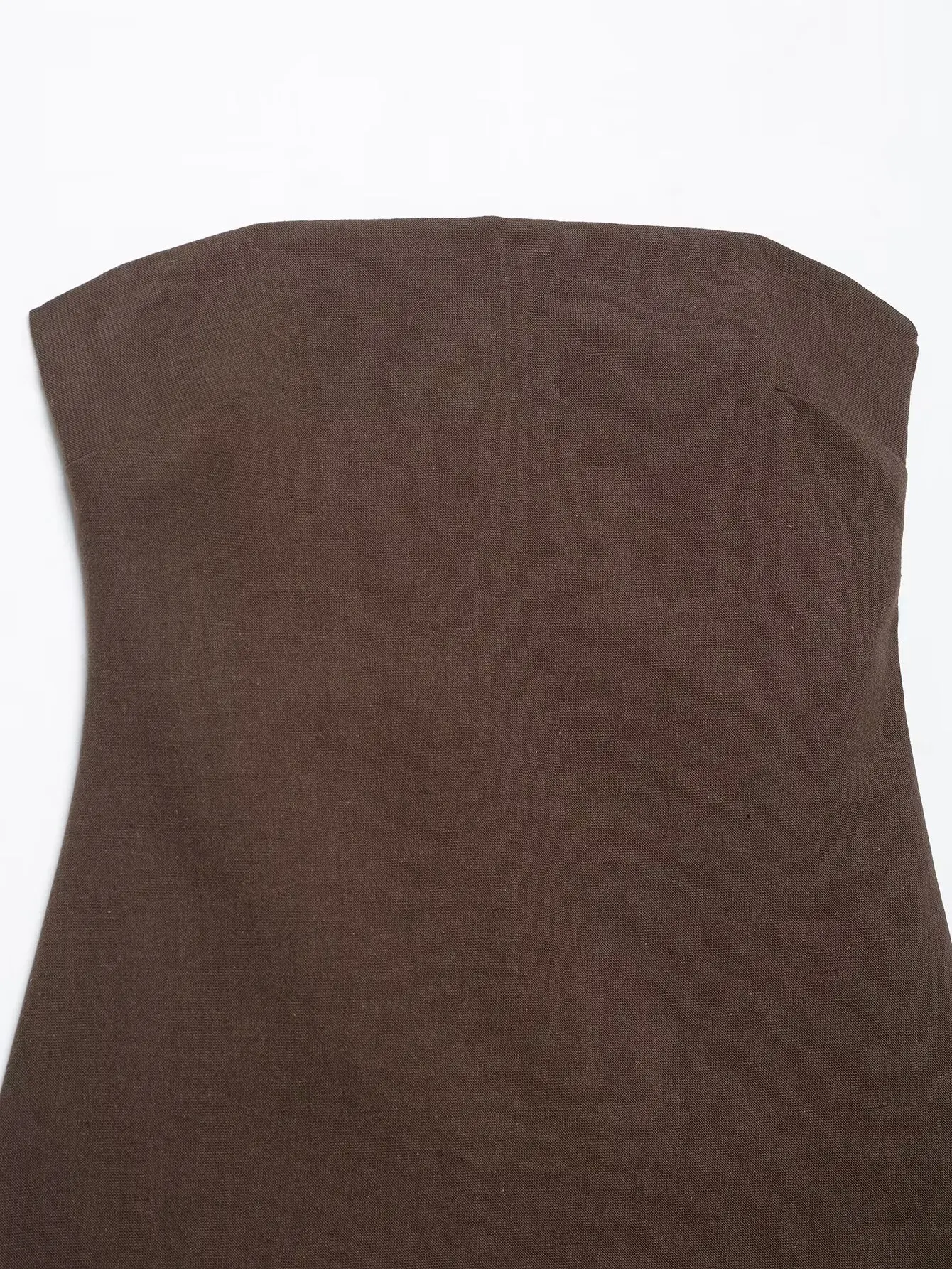 2025 nueva ropa de verano para mujer sexy temperamento suave casual sin mangas tubo top vestido largo delgado