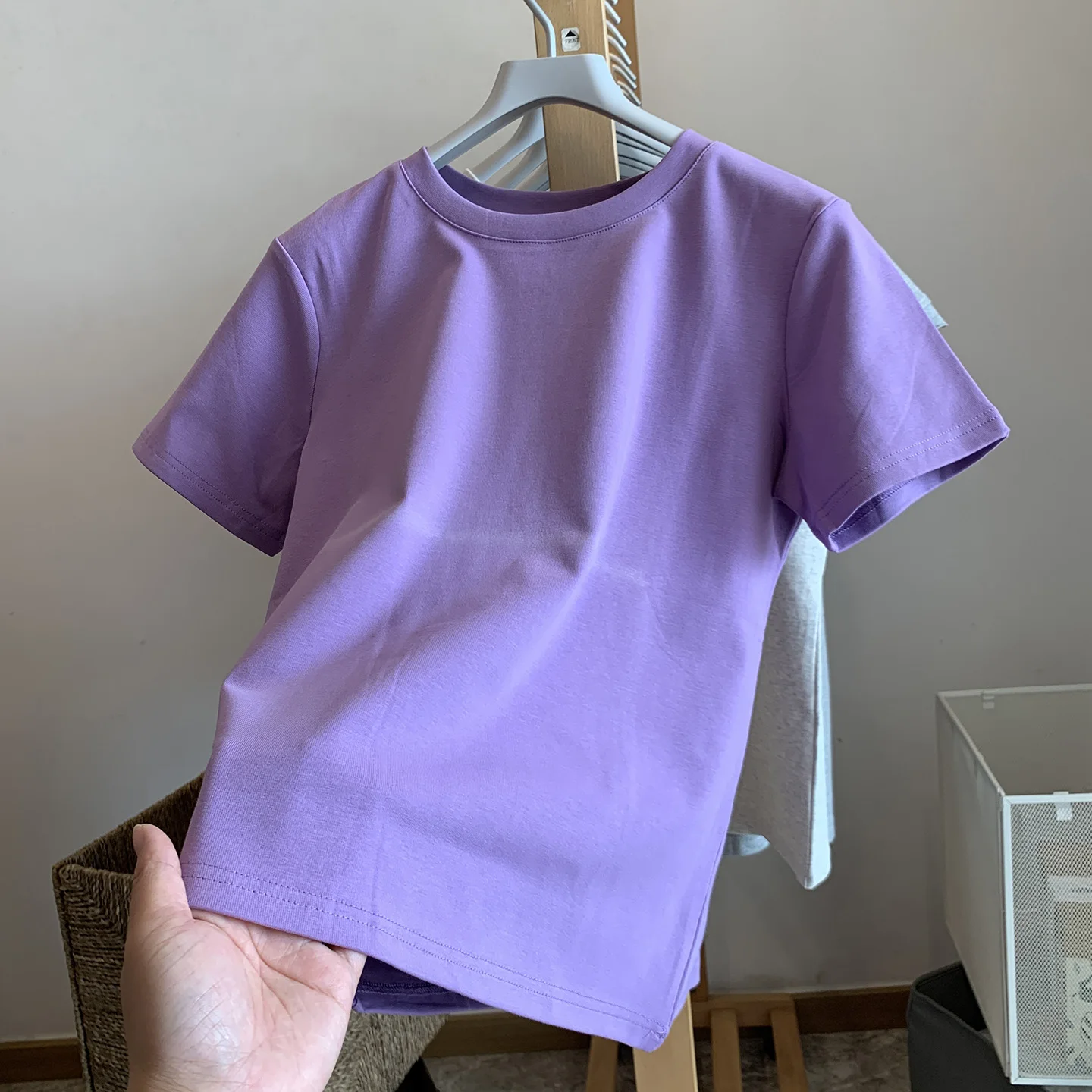 Slim Fit American Style Short Sleeve T-Shirt Women Summer New Style Half Sleeve Top Weight Loss Base Shirt Cotton Polyester B...