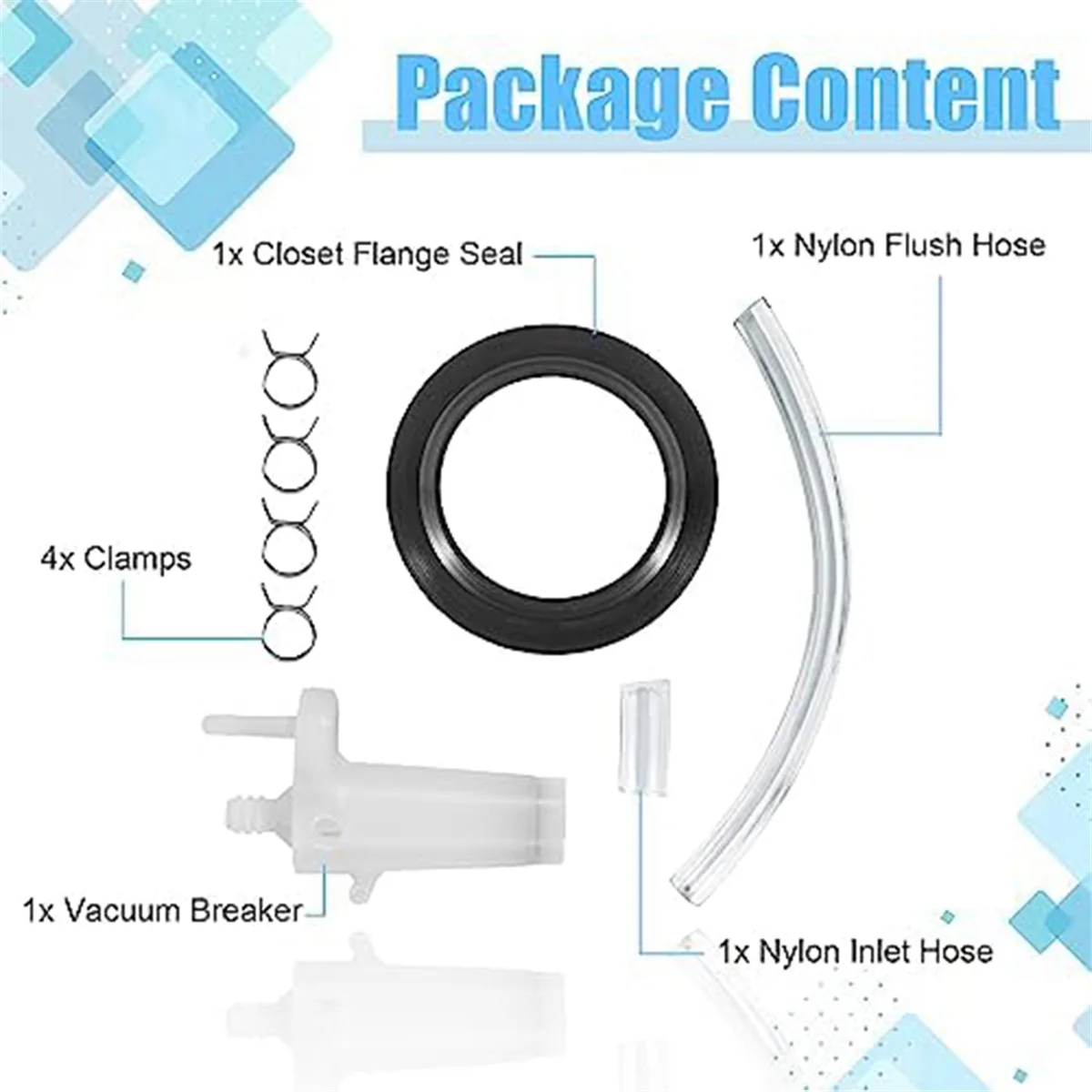 34122 Comprehensive Vacuum Breaker Kit Perfect for Various Residence RV Toilets