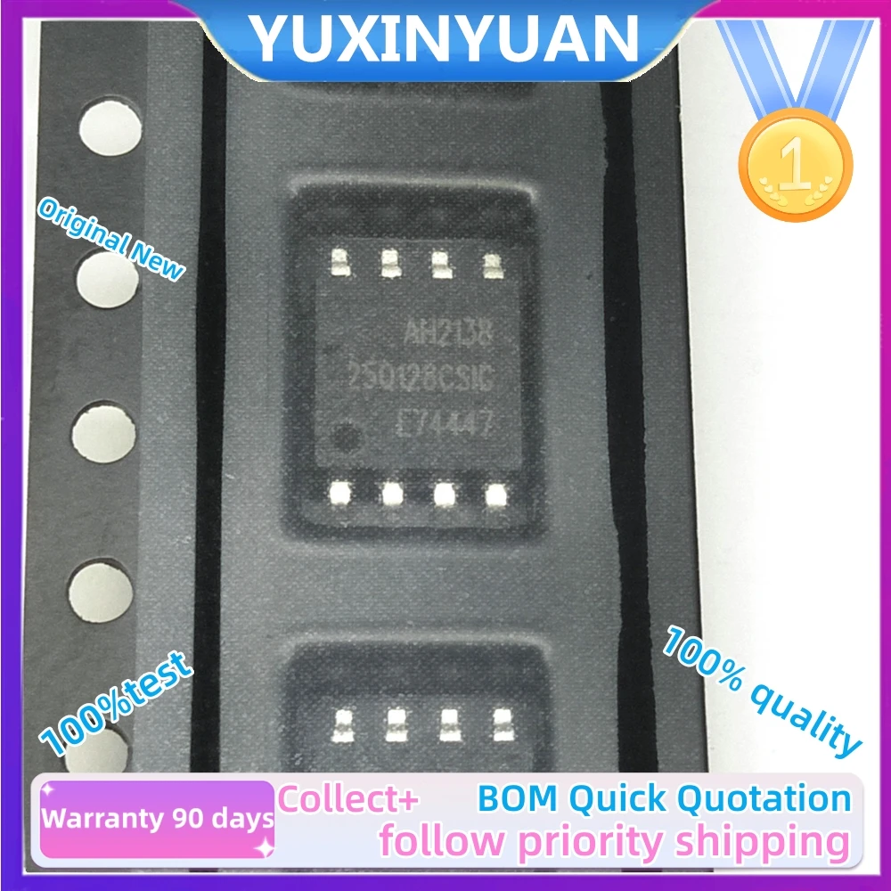 2PCs/Lot  W25Q128FV W25Q128FWSQ GD25Q128CSIG GD25Q127CSIG MX25L12835FM2I-10G MX25U12835F QH128AHIG FL127IFO SOP8 IC in STOCK