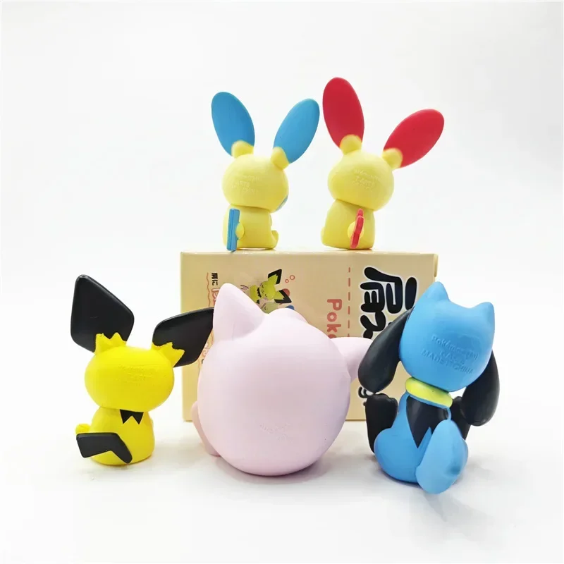 5 قطعة شخصيات البوكيمون Togepi Clefairy Quagsire Psyduck الكتف النوم التين روليت Gonbe الشكل الكرتون جمع دمية نموذج اللعب #2