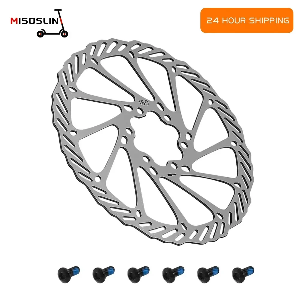 Bicycle 160mm Disc Brake Rotor With Screw for ZERO 11X KAABO Wolf Warrior Wolf King GT for VSETT 11+ Electric Scooter Parts