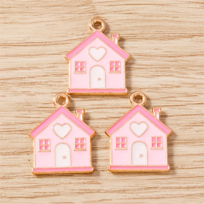 10 Stück süße Mix Valentinstag Charms Emaille Liebe Herz Brief Charms Anhänger passen Halsketten Ohrringe DIY Handwerk Schmuckherstellung – Detail 15