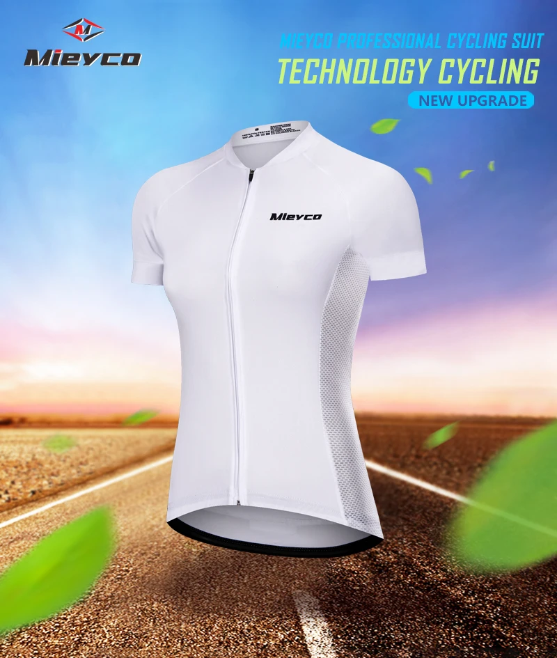 Damen-Radtrikot mit kurzen Ärmeln, reflektierend, schnelltrocknend, atmungsaktiv, MTB-Rennradshirt, Sommer-Maillot Ciclismo – Detail 5
