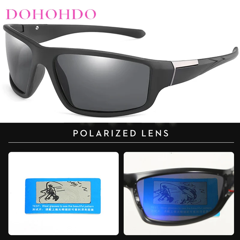 

Outdoor Sports Polarized Sunglasses Men Brand Designer Driving Anti-glare UV400 Sunglasses Women Vintage Goggles Gafas De Hombre