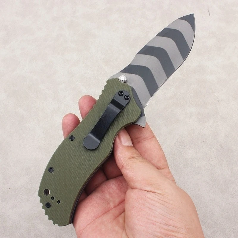 New 0350 Folding Pocket Camping Outdoor Knife S30V Blade G10 Handle Hunting Survival Utility Fruit Knives EDC Tools
