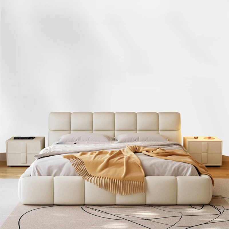 Headboard Decoration Double Bed Comforter Luxury Bedframe Living Room Double Bed Bedroom King Size Camas De Dormitorio Furniture