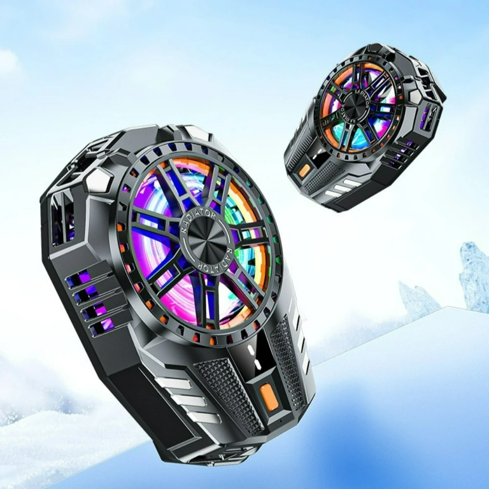 

Полупроводниковый радиатор для телефона с мгновенным охлаждением, 3-скоростной регулируемый магнитный зажим для потоковой передачи видео для игр Iphone/Xami/Hwei