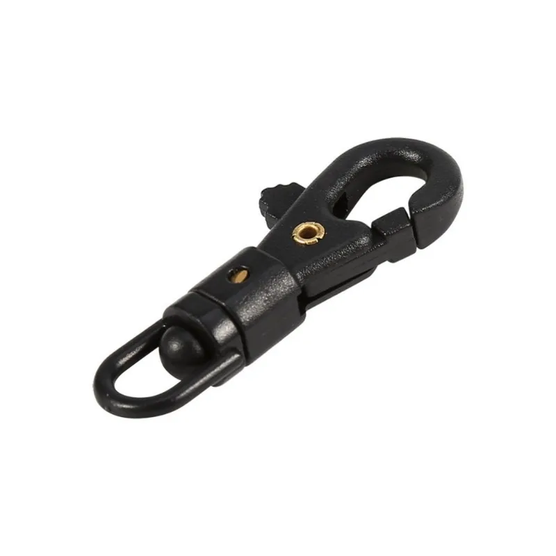 10PCS Quick Release Carabiners 60 Degree Swivel Military Keychain Clips Hanging Buckle Hooks Outdoor Tactics Mini Key Chain