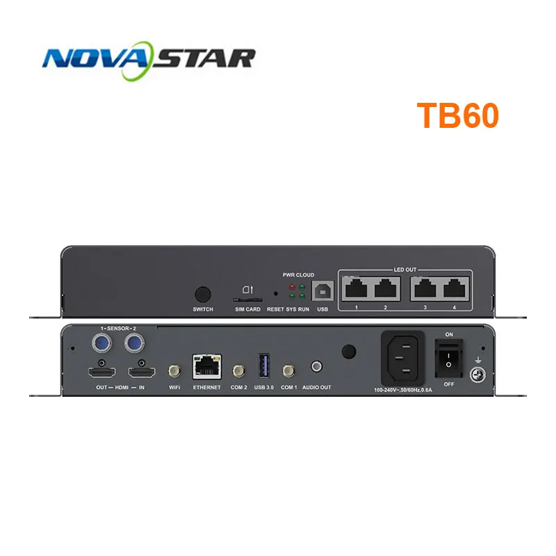 

Мультимедийный плеер серии NovaStar Taurus со светодиодным дисплеем, отправник TB60, лучшая цена