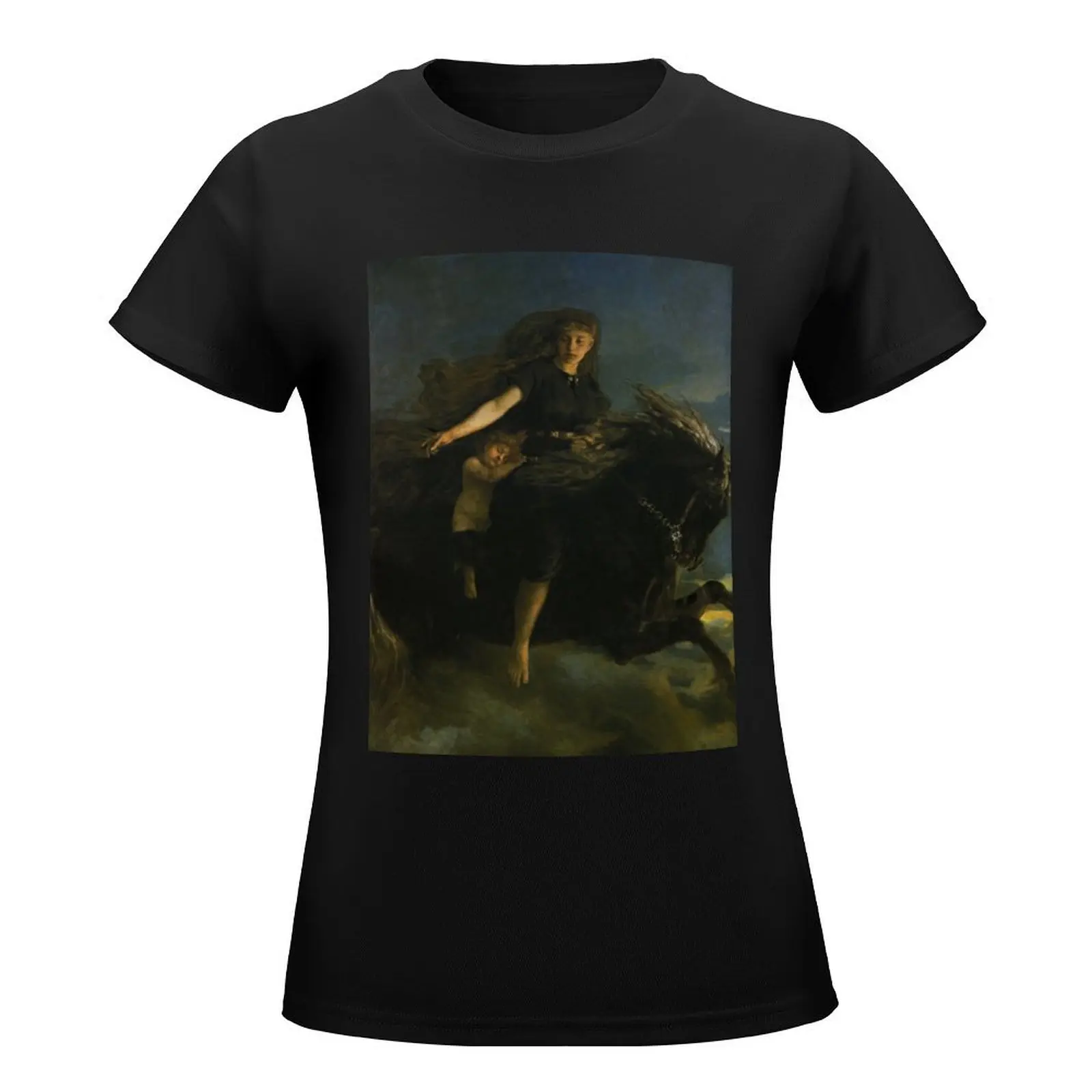 Natten, by Peter Nicolai Arbo T-Shirt cute tops customs design your own vintage clothes cute clothes Women clothes