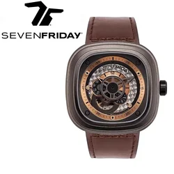 SEVENFRIDAY-Men's Fully Automatic Mechanical Watch, P Series, Waterproof, Luxury Brand, Mature Men's Fashion