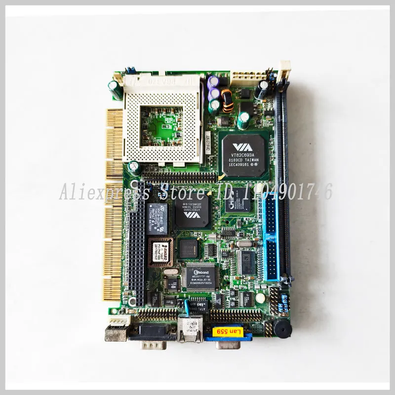Cartão de meio comprimento de controle industrial embutido original JUKI-3711P-R2, placa-mãe de controle industrial de alta qualidade, trabalho de teste