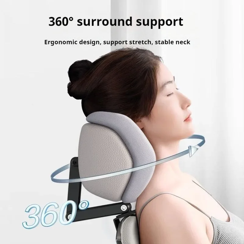 

Upgraded Memory Foam Headrest Attachment For Office Chair Adjustable Height Angle Elastic Head Pillow Neck Support Rest Cushion