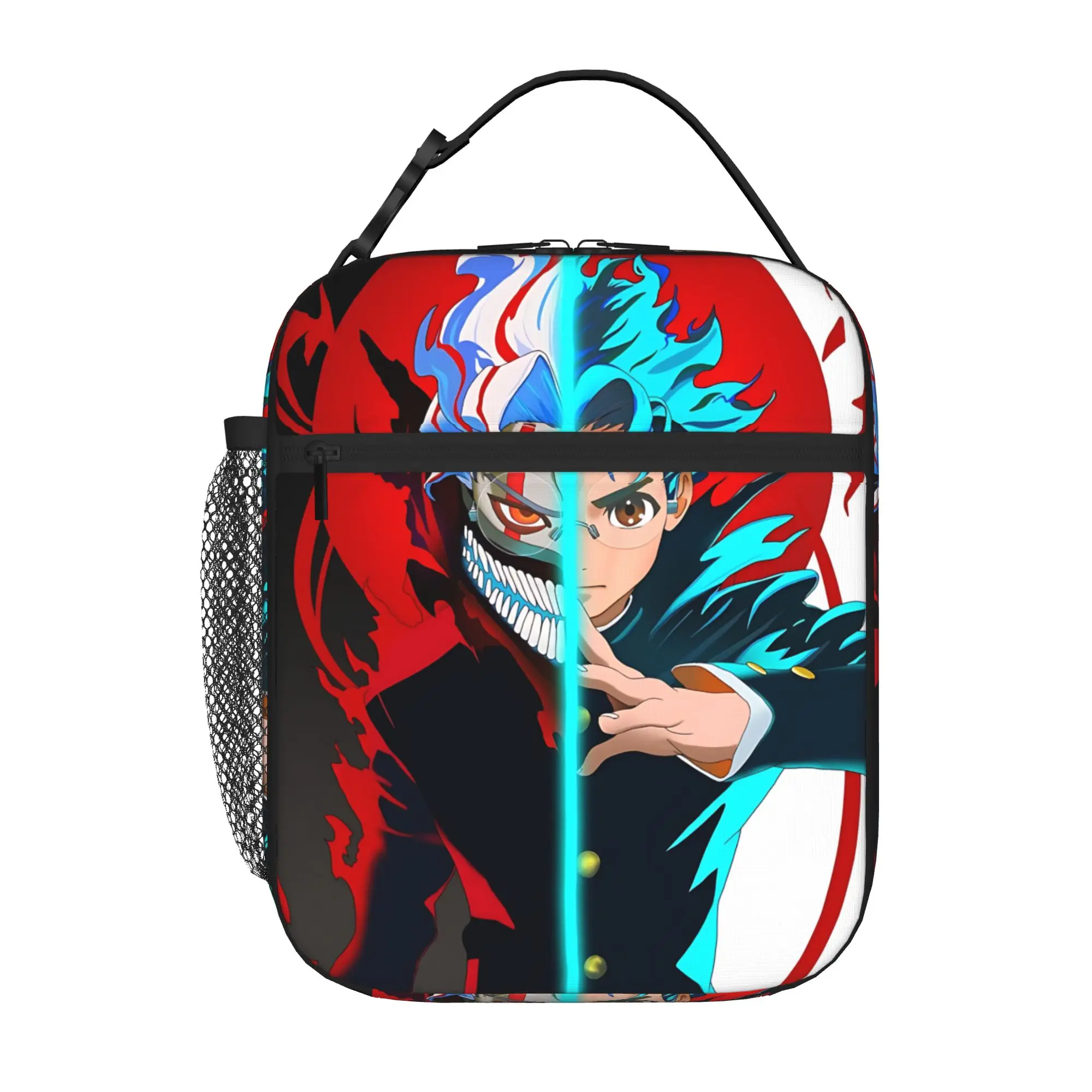 1 Piece Zipper Closure Both Storage Bag Pocket Dandadan  School Lunch Food Box Reusable For Lunch Food Bag