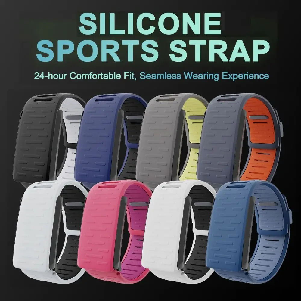 실리콘 피트니스 트래커 밴드 소프트 조절 교체 스트랩 여성 남성을위한 Whoop 4.0 용 통기성 스포츠 팔찌