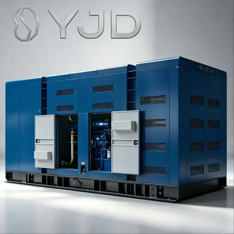 YJD High Power Weatherproof Silent Diesel Generator 400kW Emergency Standby Outdoor Power Unit