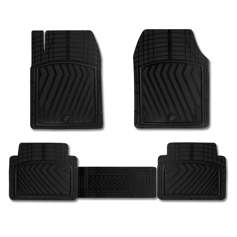 

Semi-Custom fit Floor Mats Liner All Weather for Nissan Sentra Black Waterproof United States