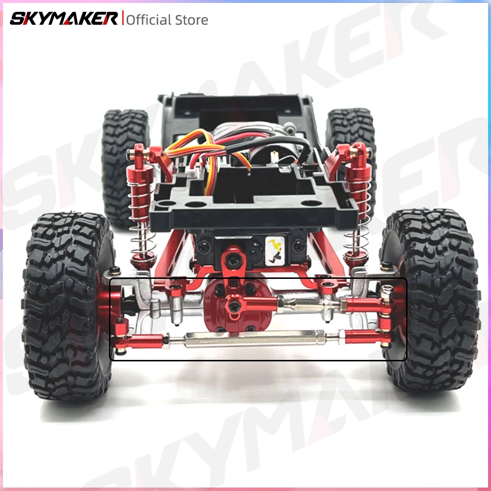 1/12 RC Car Crawler MN78 MN82 Mn168 MN99S D90 D96 D91 Tirantes de dirección de eje delantero de Metal Actualización de piezas de coche Accesorios herramientas rc