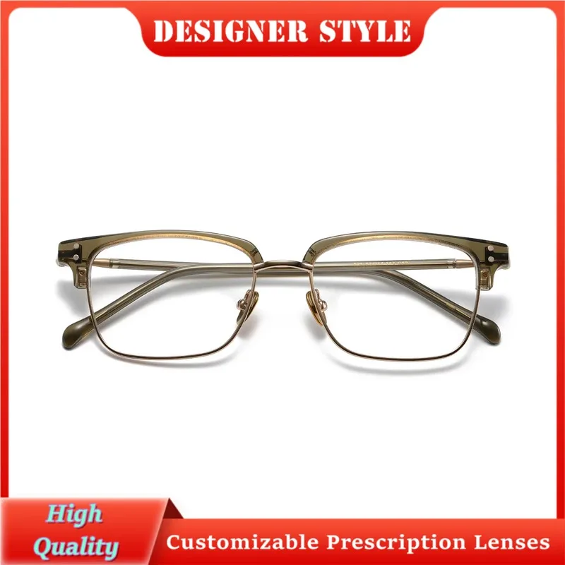 Global Trade True Vintage Japanese Revival TVR521 Hand Made Acetate Glasses Frame Men Women Photochromic Lense Customizable