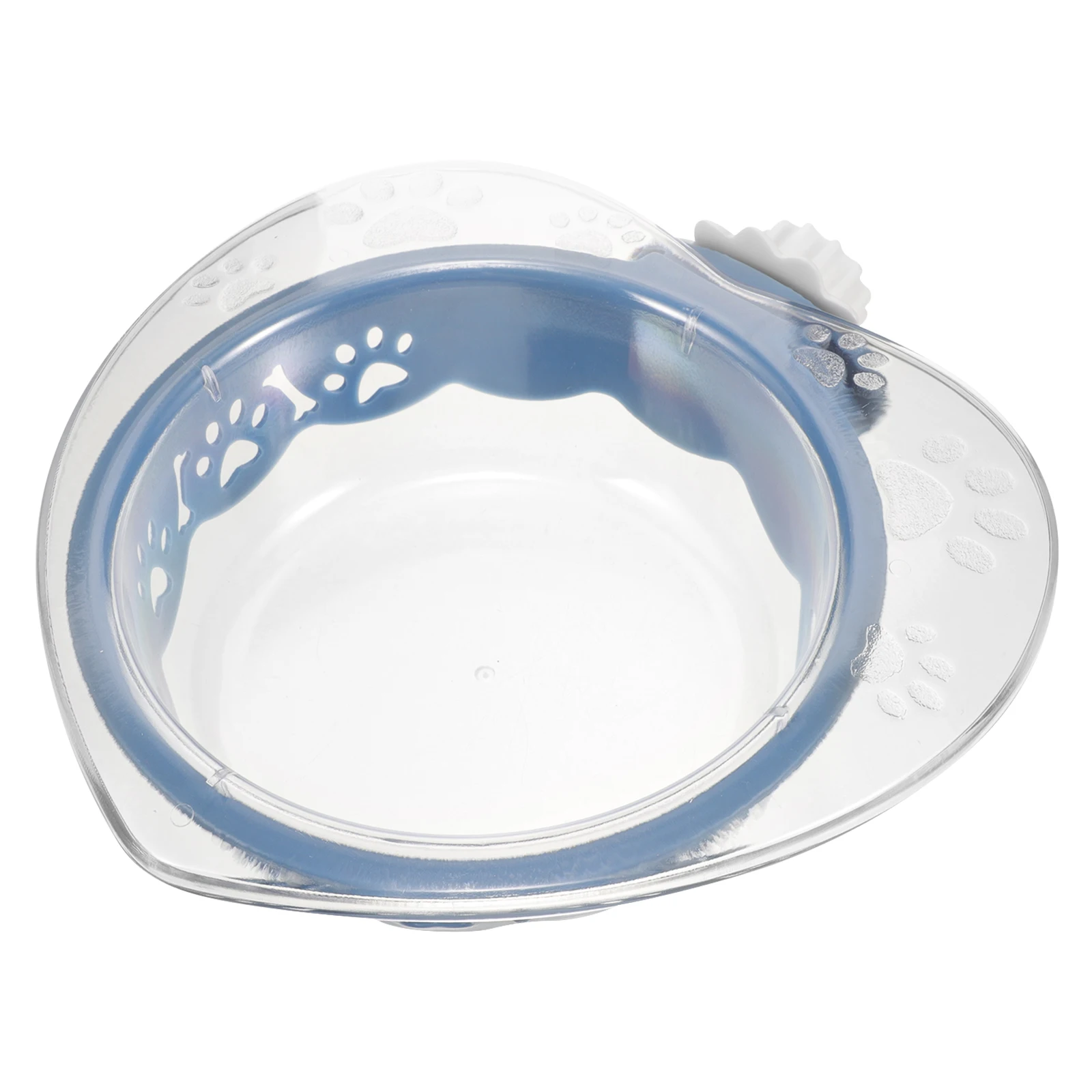 

Heart Shaped Hanging Pet Bowl Dog Food Dish Cat Crate Water Bowl Large Capacity Blue Non Spill Suitable Dogs Cats Pet Supplies