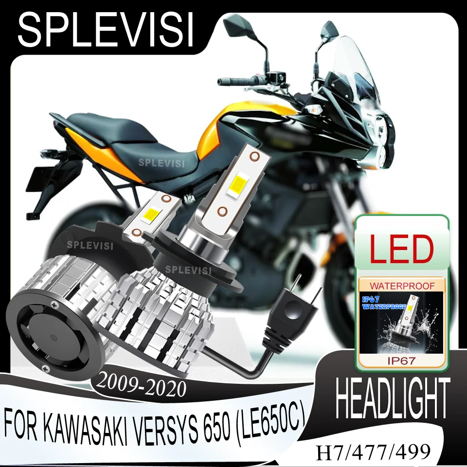 

All-Aluminum Housing Strong motorcycle Headlight For Kawasaki Versys 650 (LE650C) 2009 2010 2011 2012 2013 2014 2015 2016-2020