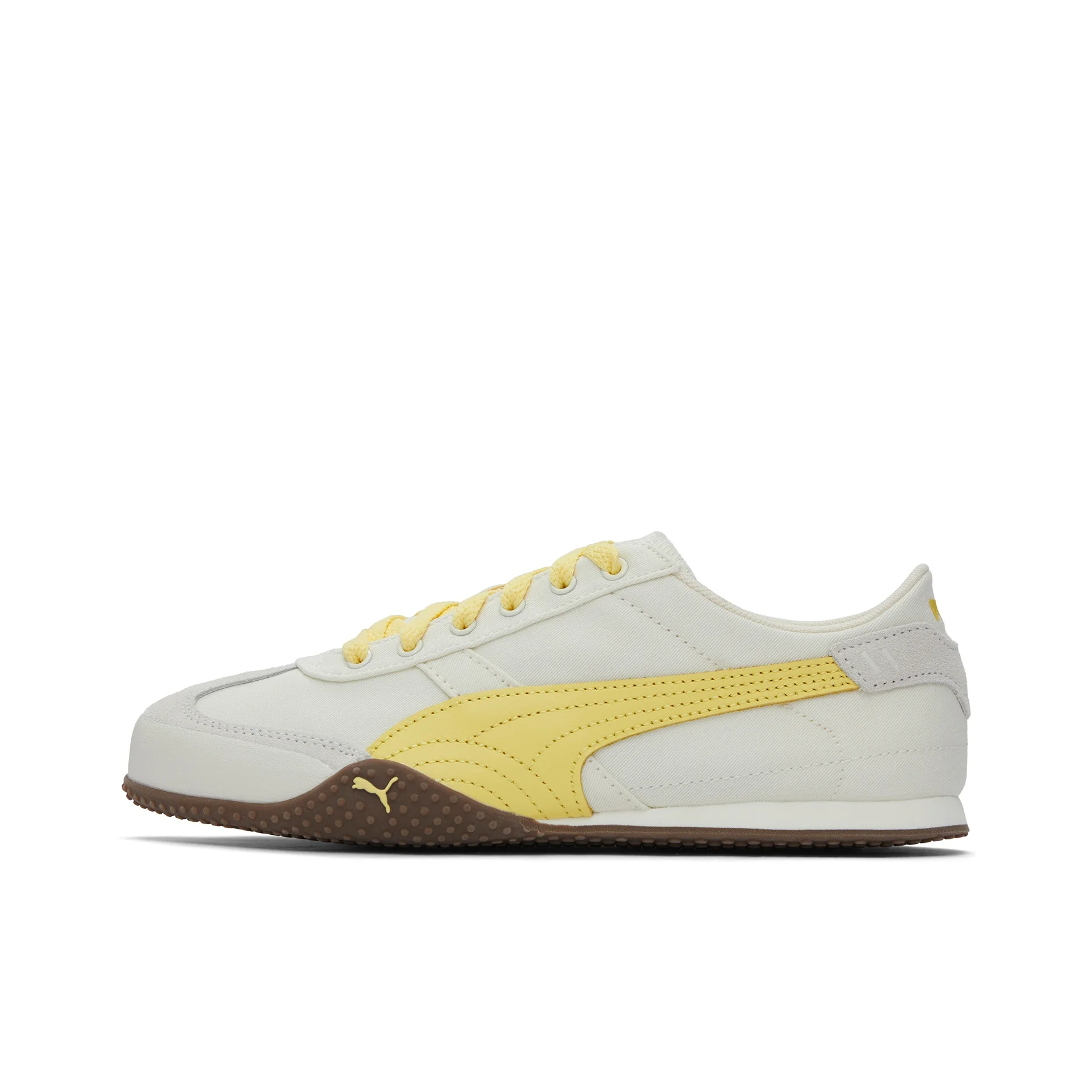 

PUMA Bella UT Износостойкие и легкие повседневные туфли с низким берцем унисекс Белый Желтый 403492-01