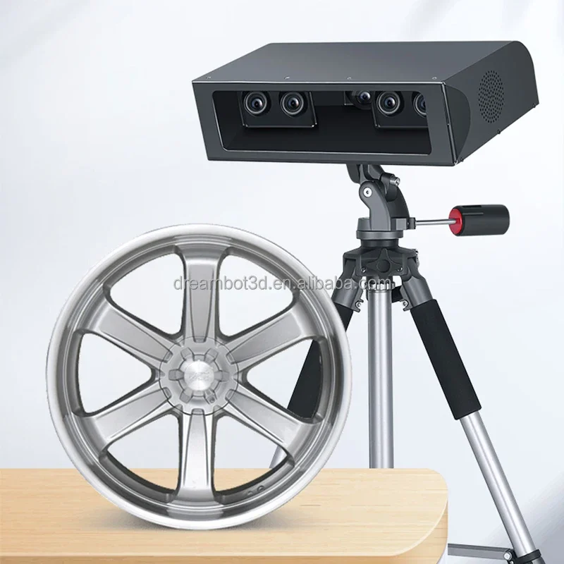 Dreambot3d Four Lens Fast Scan CCD Sensor High Precision Blue Light Photography 3D Scanner For 3D Reverse Engineering Detection