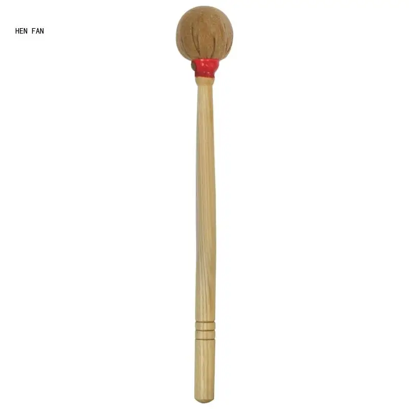 Maple Handle Drum Hammer Cymbal Drum Mallets, Drum Sticks Cotton Cloth Head Drum M89D