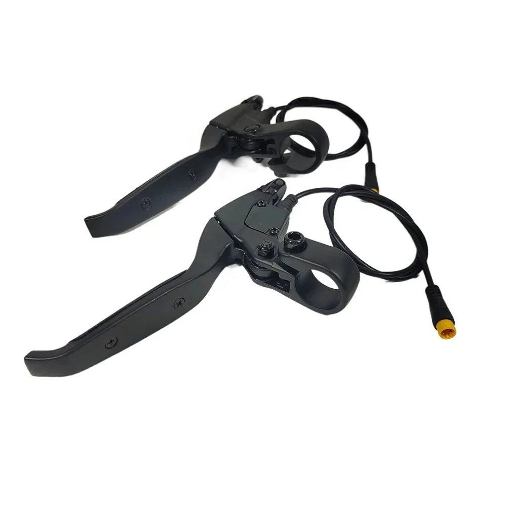 Bicycle Brake Lever Ebike Brake Handle 3pin Waterproof Cable For Bafang Middrive Motor Electric Bike Anti-slip Brake Handle