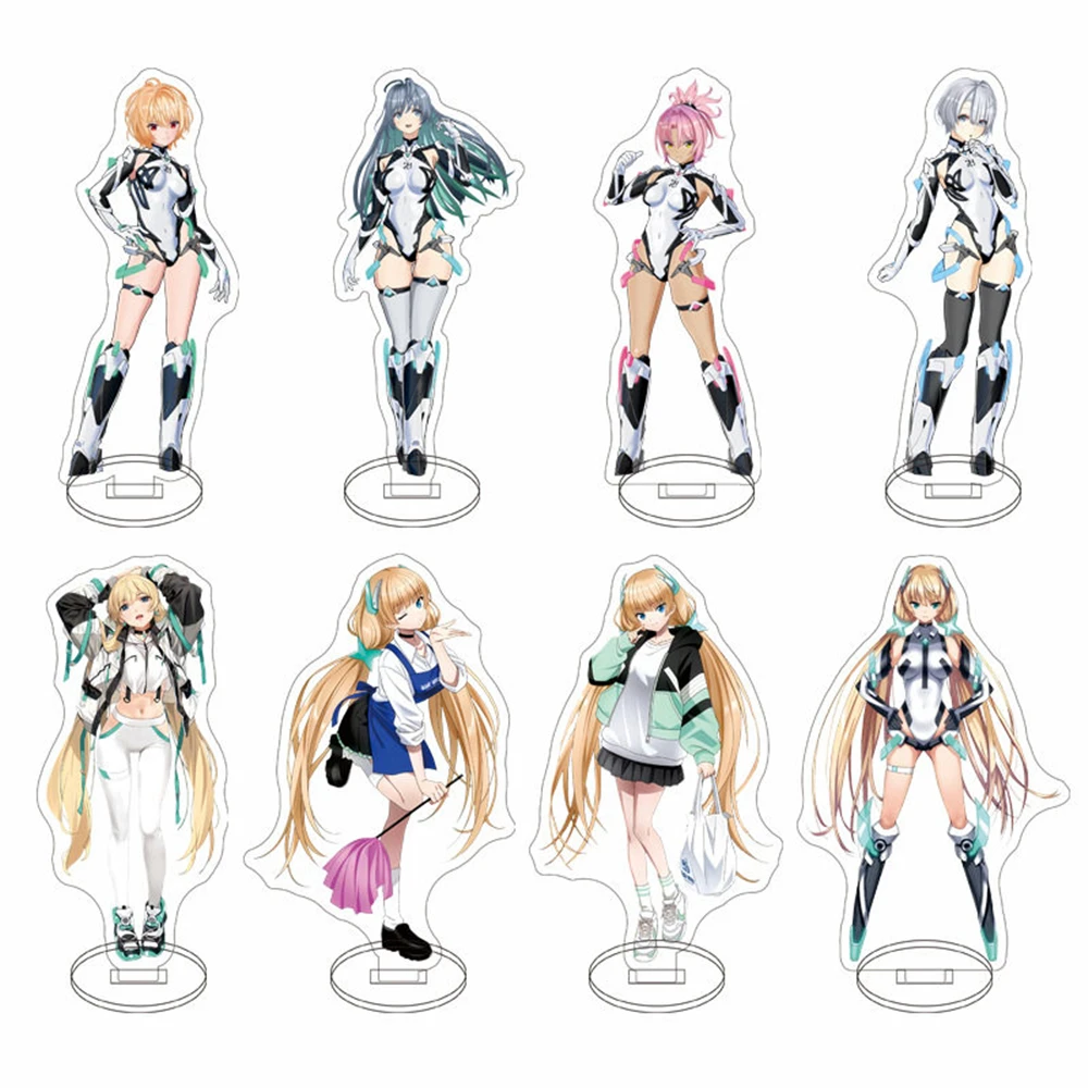 15cm Anime Expelled from Paradise Keychain Acrylic Stand Model Figure Cosplay Character Gifts Decoration Accesorios Goods