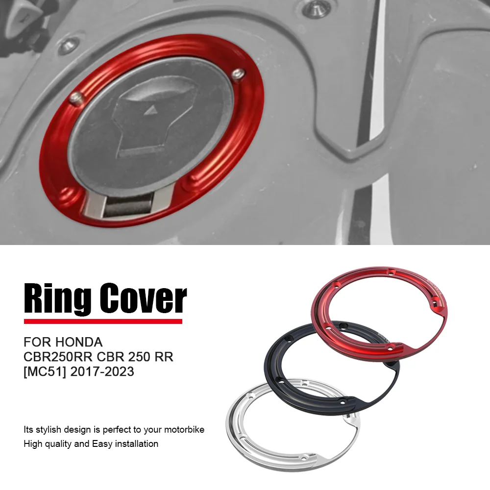 

For Honda CBR400R CBR 500R CBR650R CBR650F CBR1000RR RS/S/RS/S1 Motorcycle CNC Fuel Tank Cap Cover Guard Ring Cover Protector