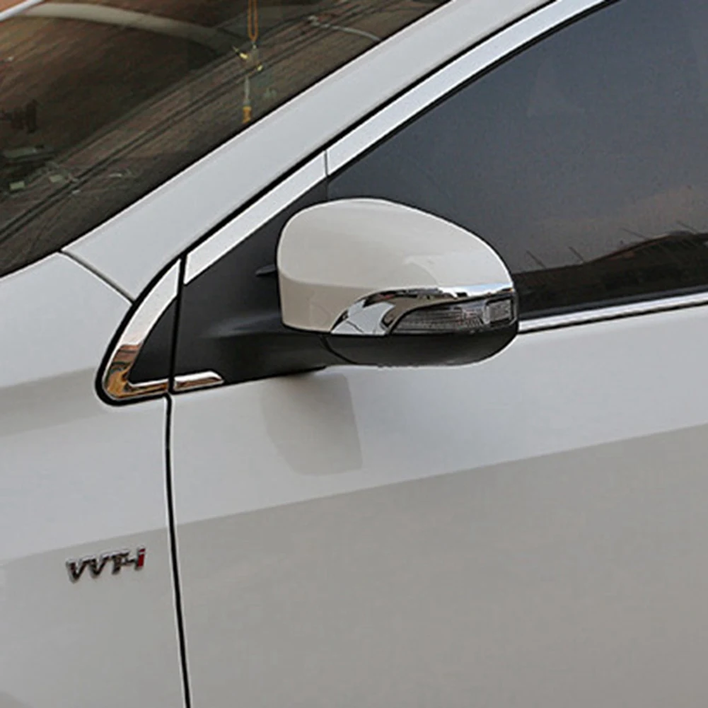 

ABNF!ABS хромированные боковые зеркала с указателем поворота, накладка на зеркало заднего вида для Toyota Aqua Prius C 2015-2020, автомобильные аксессуары