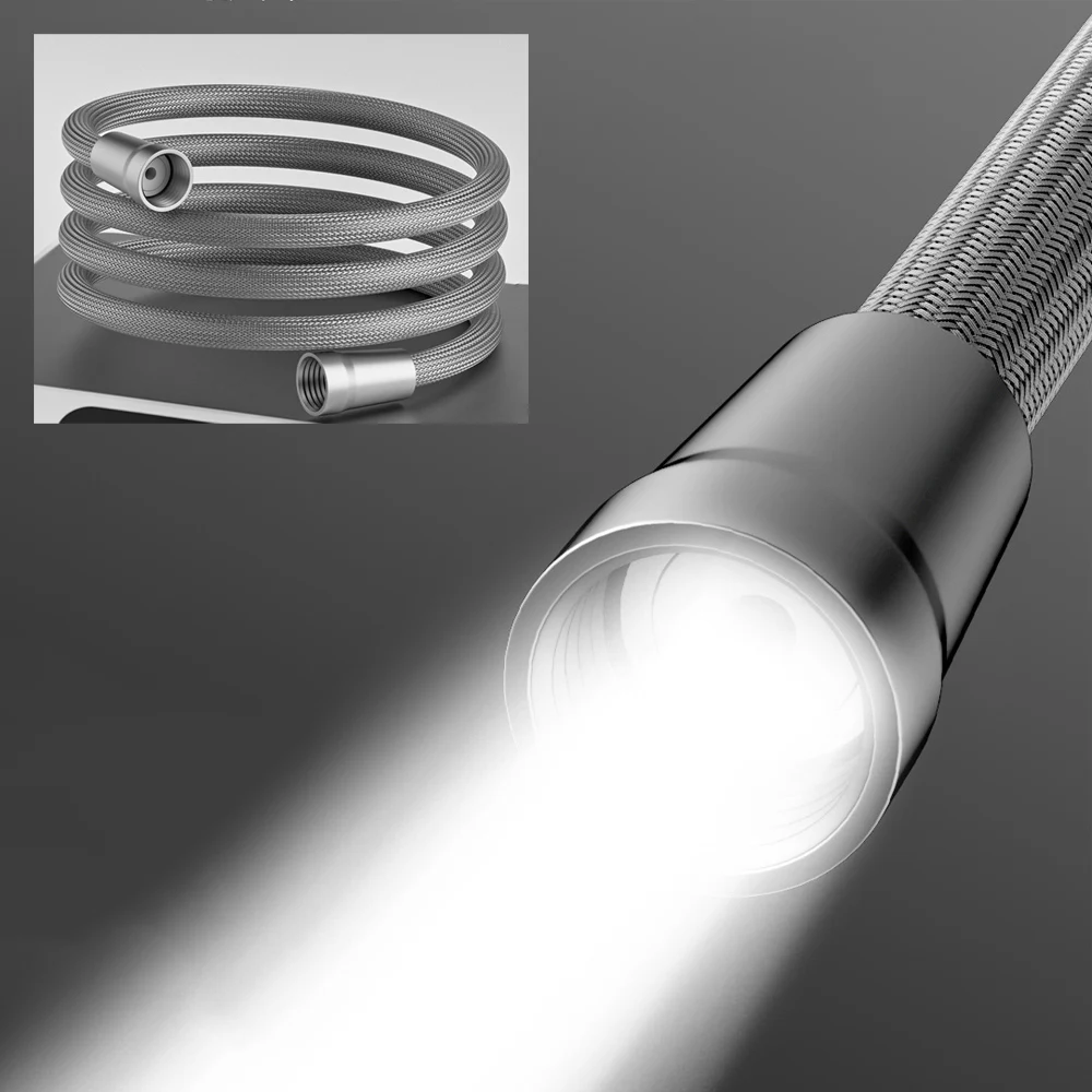 

1.5/2M Nylon Shower Hose Anti-winding Explosion-proof Flexible Tube G1/2 High Pressure Universal Interface Bath Shower Pipe