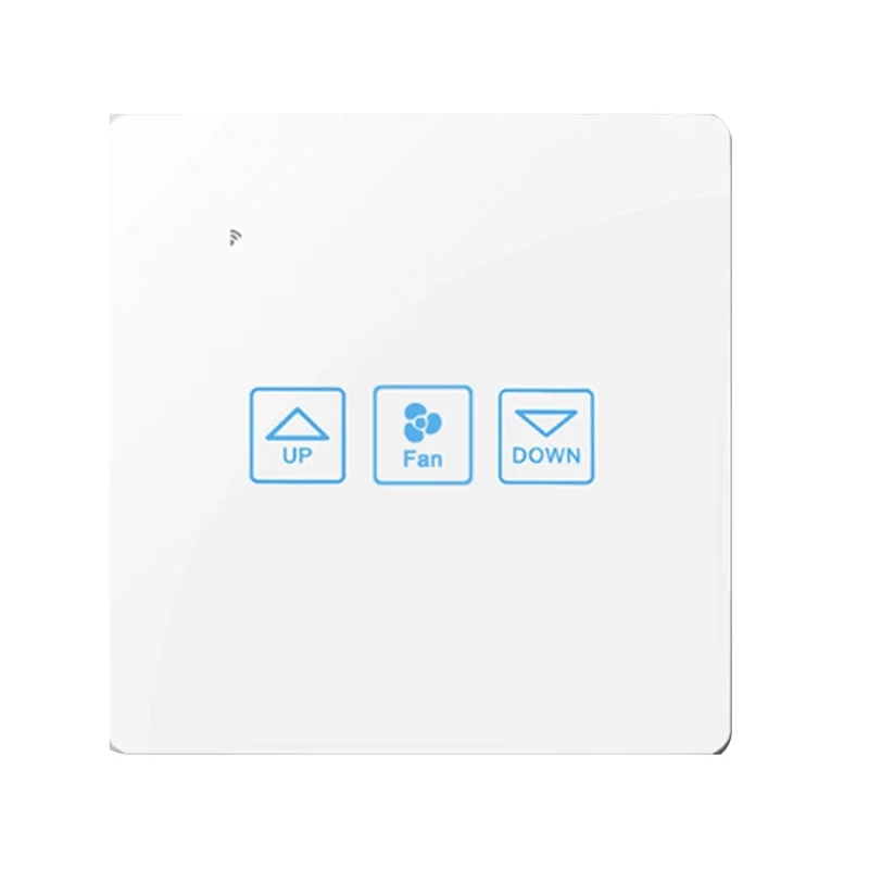 RISE-Fan Сенсорный переключатель управления скоростью Wi-Fi Smart Deluxe Crystal Panel Switch Tuay App Дистанционное управление 90 В 250 В Переключатель ЕС и Великобритании