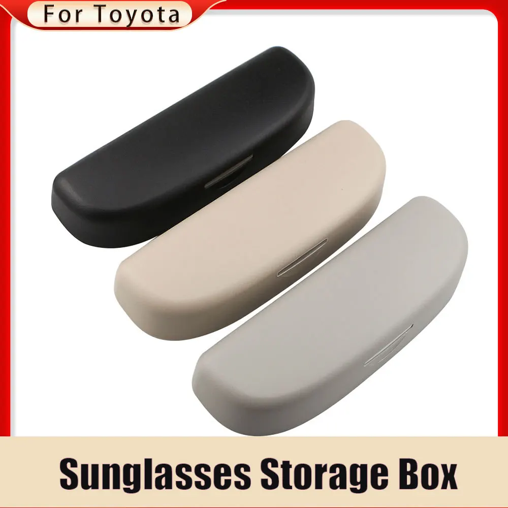 

Автомобильный чехол для очков, держатель для солнцезащитных очков для Toyota Corolla CHR Camry RAV 4, коробка для хранения солнцезащитных очков Levin Highlander, аксессуары