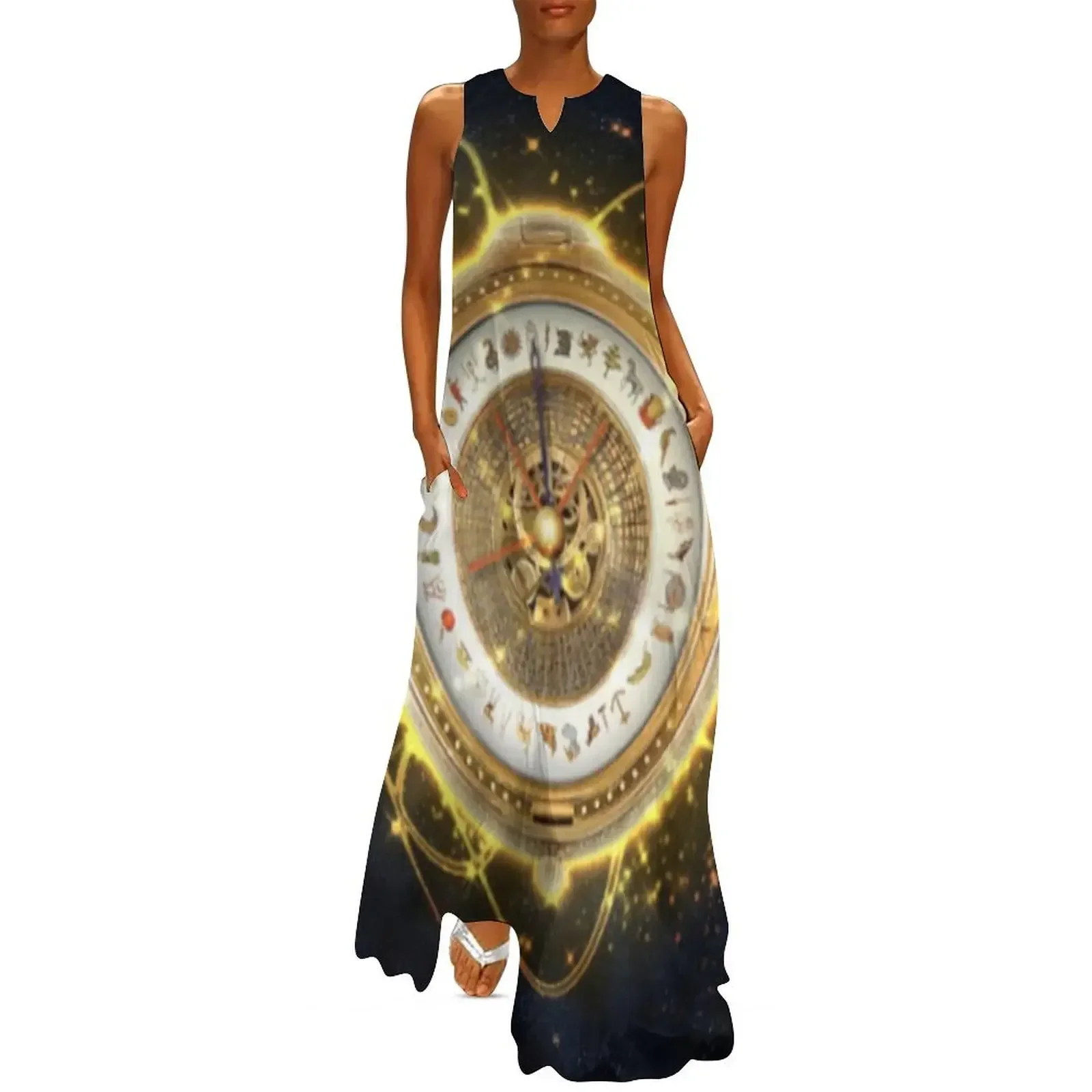 

Golden compass Long Dress Dress for pregnant women Woman's evening dress summer women 2025 dresses women summer 2025
