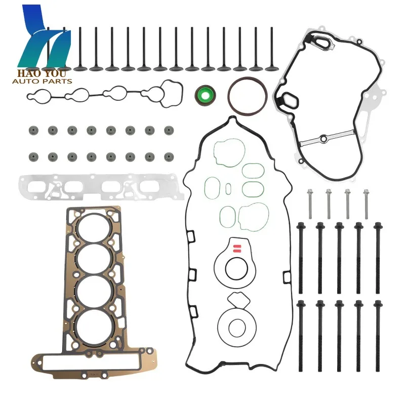 

HS26517PT Head Gasket Bolts&Intake Exhaust Valves for Chevrolet Buick GMC 2.4L 2010-2013 ES72196