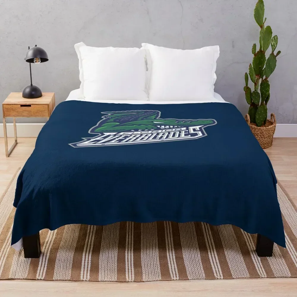 

Florida Everblades Throw Blanket wednesday Vintage Flannel Blankets