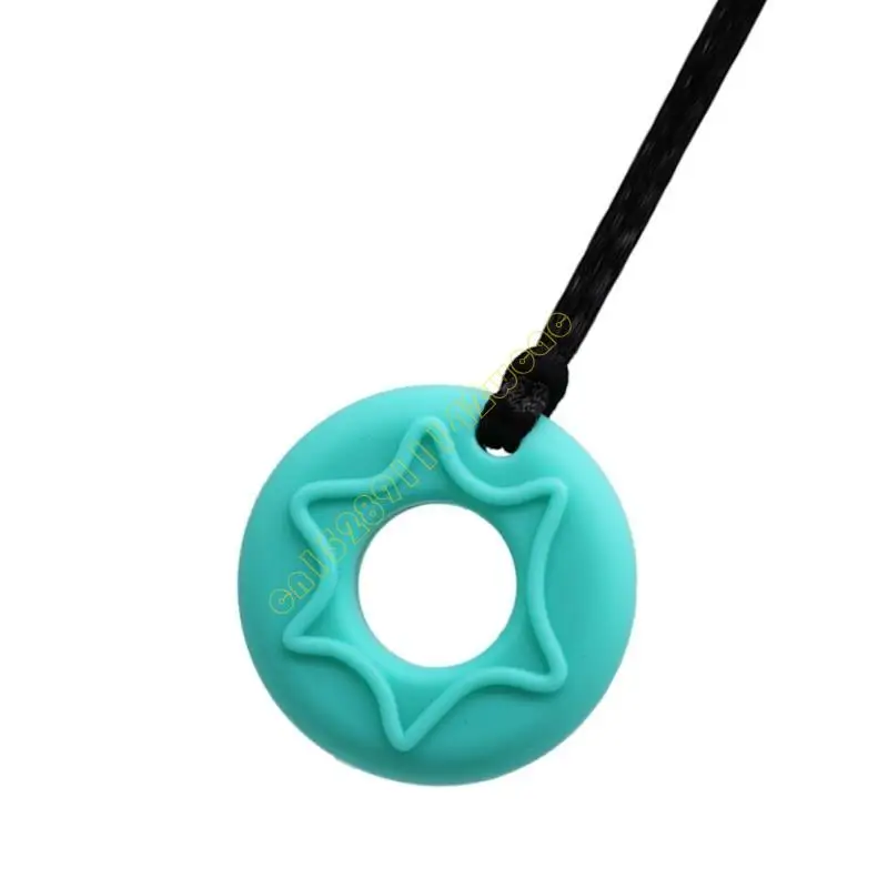 

Donuts Teething Toy for Infants, Chewing Toy Baby Teether Infant Chewable Toy Promotes Healthy Tooth Development DXAD