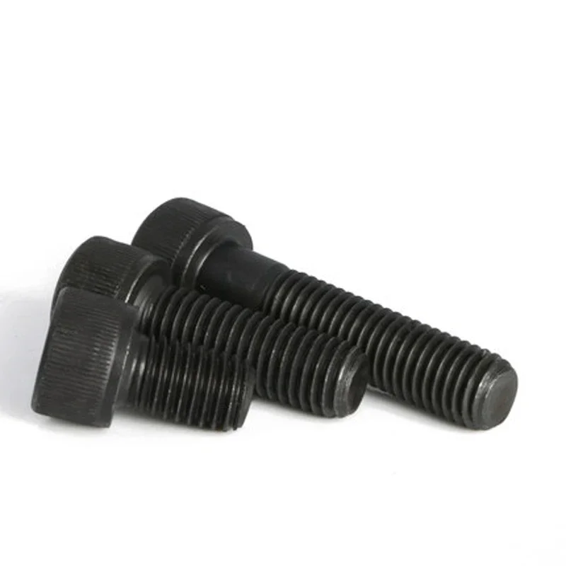 

M8 inner hexagon bolts knurled screw allen circle column head screws cup hair bolt high strength 12.9 class black