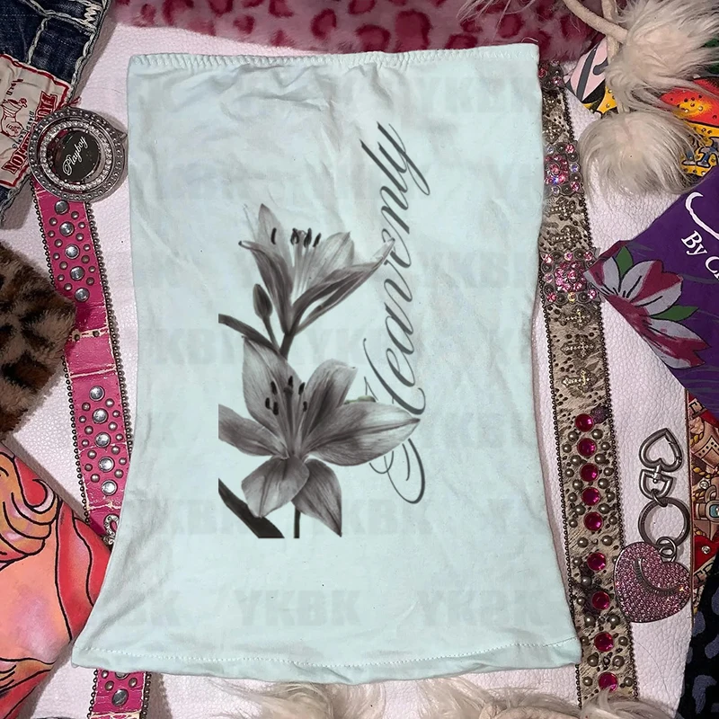 Kawaii filles à manches courtes imprimé Anime t-shirts Y2k Style hauts à la mode Streetwear femmes Harajuku rétro 90s Emo décontracté Punk bébé