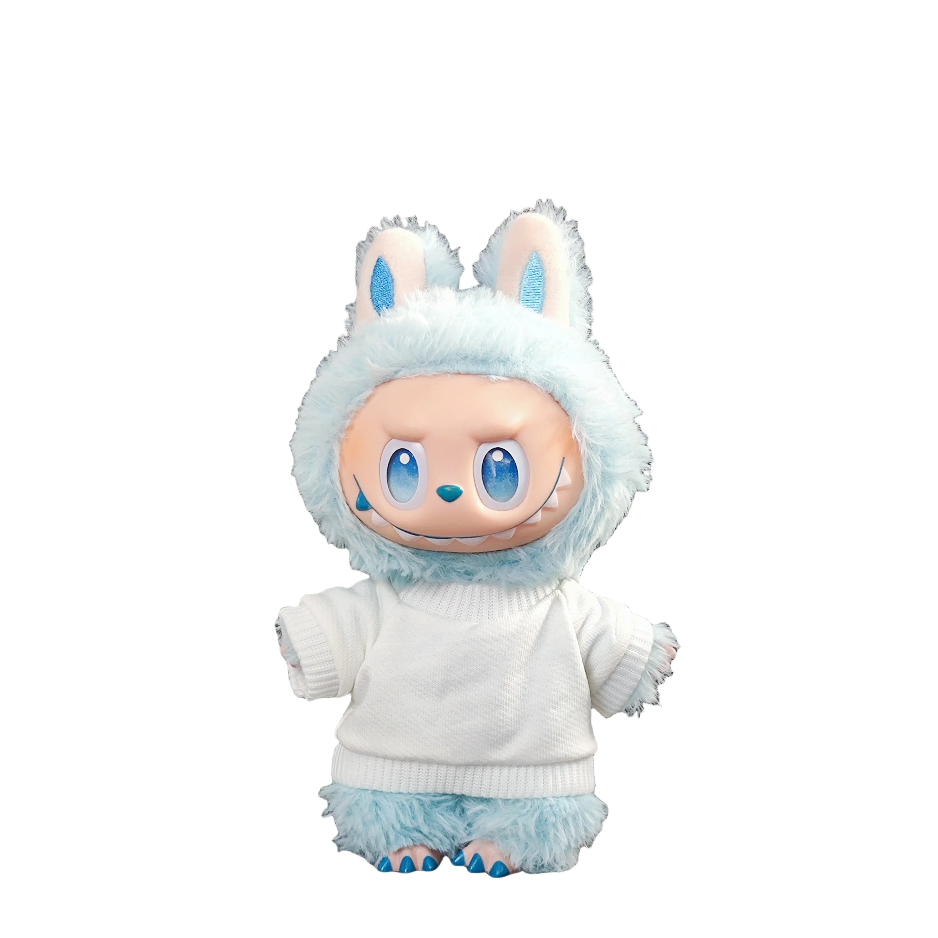 17cm Labubu Doll Clothes Fashion Hoodies Doll Outfits Color Matching Hoodies Doll Accessories Cute Decoration