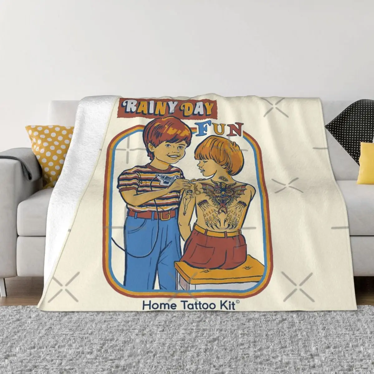 

Rainy Day Fun Anime Bed Blankets Throw Blanket Winter Warm Blanket Throw Blanket